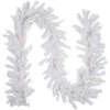 Northlight 9' X 8" Pre-Lit Snow White Artificial Christmas Garland, Clear Lights -Christmas Decoration Store northlight v158582c20v158572c20gb16048 01 48775.1691247506