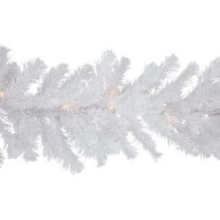 Northlight 9' X 8" Pre-Lit Snow White Artificial Christmas Garland, Clear Lights -Christmas Decoration Store northlight v158582c20v158572c20gb16048 03 01455.1691247509
