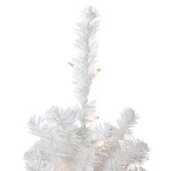 Northlight 3' Pre-Lit Snow White Artificial Christmas Tree, Clear Lights -Christmas Decoration Store northlight v15869 2 64908.1664900748