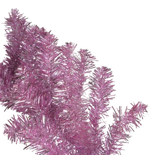 Northlight 9' X 12" Pink Artificial Christmas Garland, Unlit 5 Northlight 9' X 12" Pink Artificial Christmas Garland, Unlit - Image 3