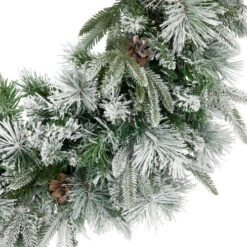 Northlight Flocked Rosemary Emerald Angel Pine Artificial Christmas Wreath - 30-Inch, Unlit 13 Northlight Flocked Rosemary Emerald Angel Pine Artificial Christmas Wreath - 30-Inch, Unlit -Christmas Decoration Store northlight v27388 04 32164.1690556148