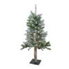 Northlight 3' Pre-Lit Flocked Alpine Artificial Christmas Tree - Clear Lights -Christmas Decoration Store northlight v27440updated 14248.1665610746