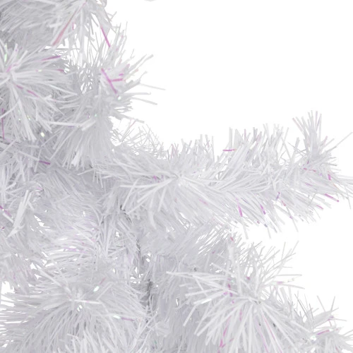 Northlight 9' X 10" Icy White Iridescent Spruce Artificial Christmas Garland - Unlit 5 Northlight 9' X 10" Icy White Iridescent Spruce Artificial Christmas Garland - Unlit - Image 3