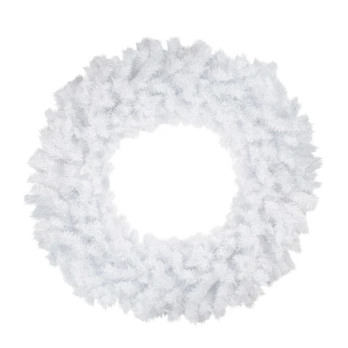 Northlight 48" Icy White Spruce Artificial Christmas Wreath - Unlit 3 Northlight 48" Icy White Spruce Artificial Christmas Wreath - Unlit