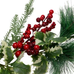 Northlight 5' X 5" Holly And Pine Springs Artificial Christmas Garland - Unlit 7 Northlight 5' X 5" Holly And Pine Springs Artificial Christmas Garland - Unlit -Christmas Decoration Store northlight vm02196 1 87353.1664724867