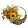Northlight Cornucopia And Sunflower With Pumpkins Artificial Thanksgiving Wreath - 20-Inch, Unlit 1 Northlight Cornucopia And Sunflower With Pumpkins Artificial Thanksgiving Wreath - 20-Inch, Unlit -Christmas Decoration Store northlight vm26548 53994.1665519661