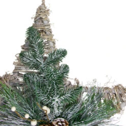 Northlight 24" Green, Gray, And Brown Frosted Mixed Pine Hanging Star Christmas Ornament -Christmas Decoration Store northlight vm26559 1 66046.1587644019
