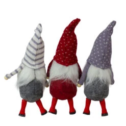 Northlight Set Of 3 Standing Gnome Christmas Ornaments 10" -Christmas Decoration Store northlight wu86334 2 47833.1588415465