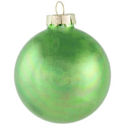 Northlight 9ct Grass Green Finish Glass Christmas Ball Ornaments 2.5" (65mm) -Christmas Decoration Store northlight wy00747 1 41131.1677147410
