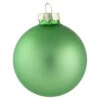 Northlight 9ct Grass Green Finish Glass Christmas Ball Ornaments 2.5" (65mm)