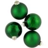 Northlight 4ct Green 2-Finish Glass Ball Christmas Ornaments 4" 1 Northlight 4ct Green 2-Finish Glass Ball Christmas Ornaments 4" -Christmas Decoration Store northlight wy00772 1 22403.1677060912