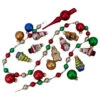 Northlight 18ct Red And Green Beaded Garland With Christmas Ornaments 30" -Christmas Decoration Store northlight wy04152 69736.1588349628