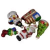 Northlight 5ct Vibrantly Colored Festive Holiday Christmas Figurine Ornaments 3.5" -Christmas Decoration Store northlight wy04182 74757.1588344124