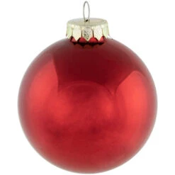 Northlight 72ct Red 2-Finish Glass Christmas Ball Ornaments 4" (100mm) 10 Northlight 72ct Red 2-Finish Glass Christmas Ball Ornaments 4" (100mm) -Christmas Decoration Store northlight wy15217 1 47609.1677147725