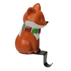Northlight 9" Standing Fox Wearing A Striped Scarf Christmas Stocking Holder -Christmas Decoration Store northlight wy15243 1 34799.1587644067