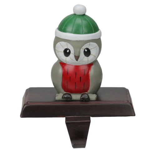 Northlight 6" Red And Green Perched Owl Christmas Stocking Holder 3 Northlight 6" Red And Green Perched Owl Christmas Stocking Holder