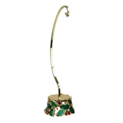 Northlight 12.25" Holly And Berries Gold Christmas Ornament Holder -Christmas Decoration Store northlight wy15255 2 18717.1587644067