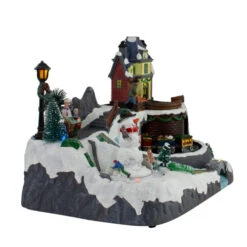 Northlight 10" LED Lighted Animated Train Christmas Village -Christmas Decoration Store northlight xh27857 2 80823.1588406333