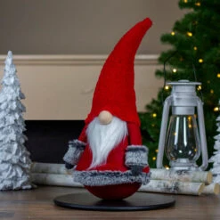 Northlight 17" Red And Gray Tumbling Santa Gnome With White Beard Christmas Figure -Christmas Decoration Store northlight yj02258 5 88939.1587645149
