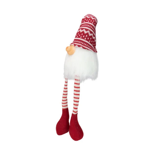 Northlight 29" Red And White Smiling Gnome Christmas Decoration 4 Northlight 29" Red And White Smiling Gnome Christmas Decoration - Image 2