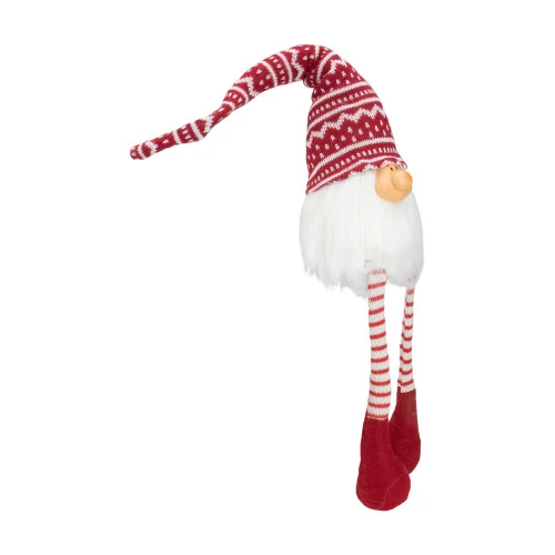Northlight 29" Red And White Smiling Gnome Christmas Decoration 5 Northlight 29" Red And White Smiling Gnome Christmas Decoration - Image 3