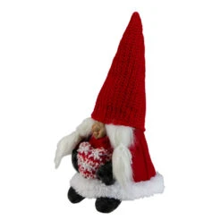 Northlight 13.5" Red And Gray Smiling Woman Christmas Gnome Tabletop Figure -Christmas Decoration Store northlight yj36282 b 02 89739.1587645150
