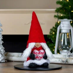 Northlight 13.5" Red And Gray Smiling Woman Christmas Gnome Tabletop Figure -Christmas Decoration Store northlight yj36282 b 5 72556.1587645150