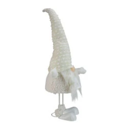Northlight 24.5" White And Beige Sparkling Serena Christmas Gnome -Christmas Decoration Store northlight yj37642 1 52374.1588415760