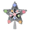 Northlight 9" Lighted Silver Star Christmas Tree Topper - Multicolor Lights -Christmas Decoration Store northlight ys27535 1 00669.1664726076
