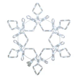 Northlight LED Rope Light Snowflake Commercial Christmas Decoration 5 Ft -Christmas Decoration Store northlight ys27539 31447.1694706579