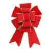 Northlight 40" Giant Red 3D 11-Loop Velveteen Christmas Bow With Gold Trim -Christmas Decoration Store northlight ys28023 86390.1665173701