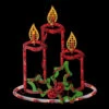 Northlight 16.5" Lighted Candles With Holly And Berry Christmas Window Silhouette 1 Northlight 16.5" Lighted Candles With Holly And Berry Christmas Window Silhouette -Christmas Decoration Store northlight ys7552 2 30380.1694620062