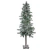 Northlight 5' Lightly Flocked And Glittered Woodland Alpine Artificial Christmas Tree, Unlit -Christmas Decoration Store northlight yt8548 fk 15519.1588363231