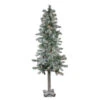 Northlight 5ft Pre-Lit Flocked Woodland Alpine Artificial Christmas Tree - Clear Lights 1 Northlight 5ft Pre-Lit Flocked Woodland Alpine Artificial Christmas Tree - Clear Lights -Christmas Decoration Store northlight yt8558 fk 42798.1588397015