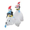 Northlight 6' White And Black Inflatable Polar Bear And Penguins Lighted Outdoor Christmas Decor -Christmas Decoration Store northlight zg15612 14857.1665346761