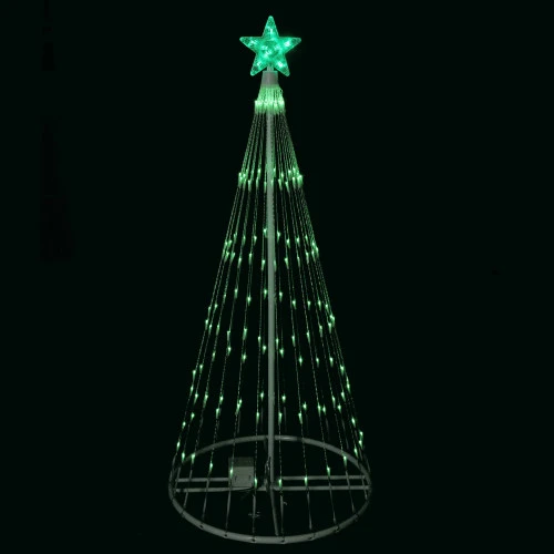 Northlight 4' Green LED Lighted Christmas Tree Show Cone Outdoor Decoration 3 Northlight 4' Green LED Lighted Christmas Tree Show Cone Outdoor Decoration