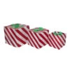 Northlight Set Of 3 Red And White Striped Gift Box Outdoor Christmas Decor -Christmas Decoration Store northlight zg15692 1 04773.1665087795