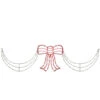 Northlight 3-Piece Lighted Red And White Bow And Swag Christmas Decoration -Christmas Decoration Store northlight zg27643 1 20515.1588362477