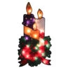 Northlight 17.5" Lighted Holly And Berry With Candles And Bow Christmas Window Silhouette 1 Northlight 17.5" Lighted Holly And Berry With Candles And Bow Christmas Window Silhouette -Christmas Decoration Store northlight zg27651 79083.1665174045