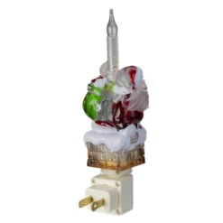 Northlight 7" Santa Claus In Chimney Christmas Bubble Night Light -Christmas Decoration Store northlightct 27 217 107 2 90383.1663773984