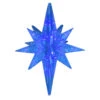 Northlight 19" LED Blue Twinkling 3D Bethlehem Star Hanging Christmas Decoration -Christmas Decoration Store northlightct 53 296 066 30161.1664293227