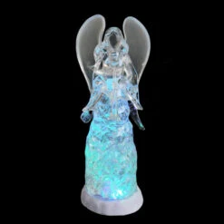 Northlight 11.5" LED Lighted Color Changing Angel With Trumpet Christmas Glitterdome - 32913142 -Christmas Decoration Store northlightct 70 434 066 3 63658.1587644958