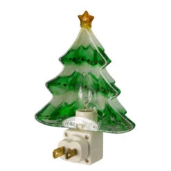 Northlight 5.5" Green And White Beaded Frosted Christmas Tree Night Light 7 Northlight 5.5" Green And White Beaded Frosted Christmas Tree Night Light -Christmas Decoration Store northlightct 70 636 107 2 56759.1588369271