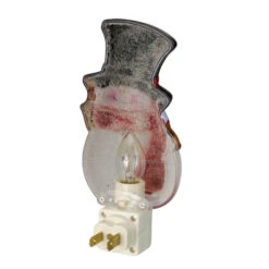 Northlight 6" Beaded Snowman With Top Hat Christmas Night Light -Christmas Decoration Store northlightct 70 696 107 2 49189.1588369261