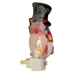 Northlight 6" Beaded Snowman With Top Hat Christmas Night Light -Christmas Decoration Store northlightct 70 696 107 3 50853.1588369261
