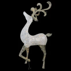 Northlight 4.6' Lighted And Glitter Drenched Reindeer Outdoor Christmas Yard Art 8 Northlight 4.6' Lighted And Glitter Drenched Reindeer Outdoor Christmas Yard Art -Christmas Decoration Store northlightd 17 30312bwg 52 2 84915.1587644201