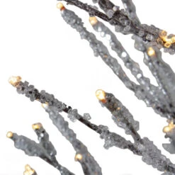 Northlight 4' Pre-Lit LED Brown Artificial Christmas Tree With Icicle Lights- Clear Lights -Christmas Decoration Store northlightd 18 11217wae 4 3 93391.1587643020