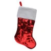 Northlight 22" Red And Silver Reversible Sequined Christmas Stocking -Christmas Decoration Store northlightl27912 1 55335.1588396885