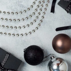 Northlight 33' Shiny Silver Round Beaded Christmas Garland - Unlit -Christmas Decoration Store northlightys28289 99065.1636546339