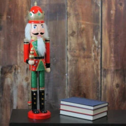 Northlight 24" Red And Green Wooden Christmas Nutcracker King With Scepter 9 Northlight 24" Red And Green Wooden Christmas Nutcracker King With Scepter -Christmas Decoration Store o5djaelog9ir4kxtidim9vzygawhgk5w 81414.1587645148